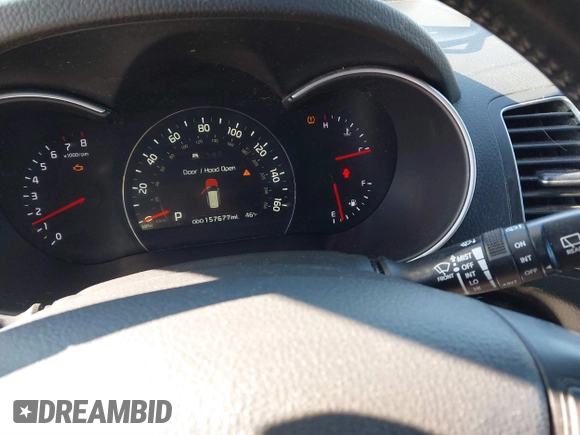 2015 Kia Sorento SX with VIN 5XYKWDA77FG647122, listed as a IAAI auction lot 41416613 with 157,677 mi miles. Bid and sale history available at carsss.com. Image 7.