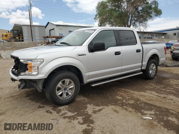 2018 Ford F-150 XL with VIN 1FTEW1CG5JKE45696, listed as a Copart auction lot 59895825 with 79,887 mi miles and Salvage title. Bid and sale history available at DreamBid. Image 1.