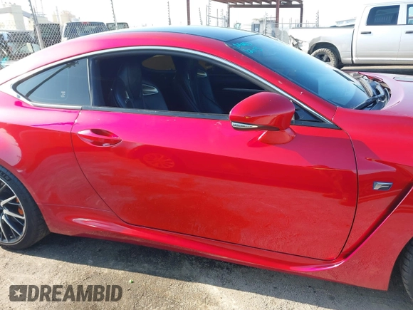 2017 Lexus RC F with VIN JTHHP5BC6H5006076, listed as a IAAI auction lot 40995520 with 49,461 mi miles. Bid and sale history available at carsss.com. Image 14.