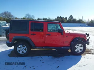 2018 Jeep Wrangler JK Unlimited Sport with VIN 1C4BJWDG9JL874850, listed as a IAAI auction lot 41482613 with 80,669 mi miles. Bid and sale history available at carsss.com. Image 13.