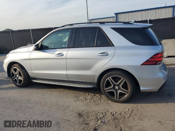 2016 Mercedes-Benz GLE 400 with VIN 4JGDA5GB7GA705851, listed as a Copart auction lot 64420165 with 108,038 mi miles and Clean title. Bid and sale history available at DreamBid. Image 2.