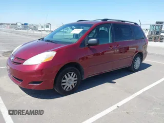 2006 Toyota Sienna CE with VIN 5TDZA23C76S497270, listed as a IAAI auction lot 41970487 with 190,255 mi miles and . Bid and sale history available at DreamBid. Image 2.