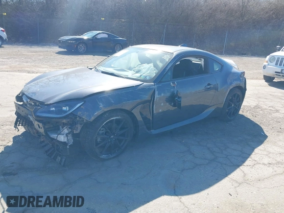 2023 Toyota GR86 Premium with VIN JF1ZNBF11P8763022, listed as a IAAI auction lot 41701144 with Not Provided miles. Bid and sale history available at carsss.com. Image 17.