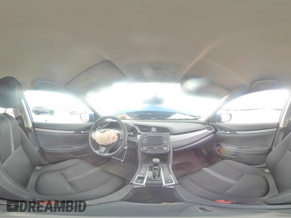 2018 Honda Civic LX with VIN 2HGFC2F54JH523651, listed as a Copart auction lot 51347155 with 61,839 mi miles and Salvage Title. Bid and sale history available at DreamBid. Image 12.