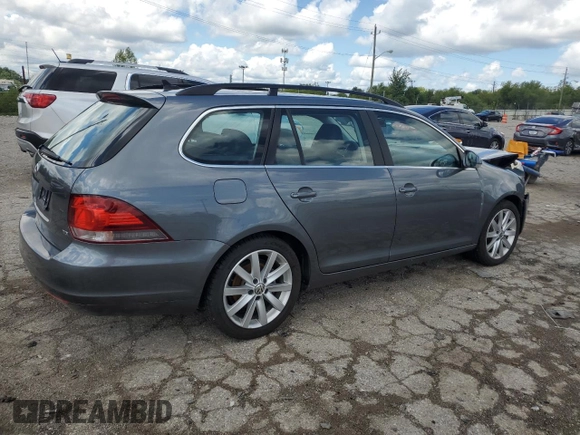 2014 Volkswagen Jetta SportWagen TDI w/Sunroof & Nav with VIN 3VWPL7AJ6EM625591, listed as a Copart auction lot 67476174 with 63,196 mi miles and Non Repairable. Bid and sale history available at carsss.com. Image 3.