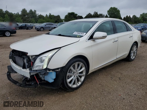 2013 Cadillac XTS Luxury with VIN 2G61R5S38D9158888, listed as a Copart auction lot 57568365 with 92,529 mi miles and Salvage title. Bid and sale history available at DreamBid. Image 1.