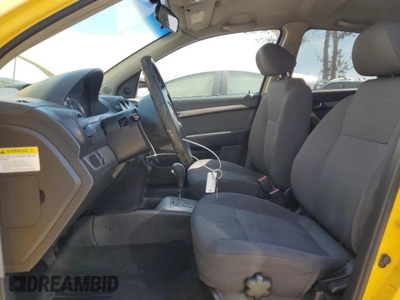 2008 Chevrolet Aveo LS with VIN KL1TD56668B064271, listed as a Copart auction lot 54178345 with 209,561 mi miles and Salvage Title. Bid and sale history available at carsss.com. Image 7.