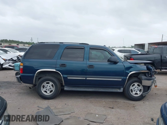 2005 Chevrolet Tahoe LS with VIN 1GNEC13V35R202755, listed as a IAAI auction lot 41951169 with 88,330 mi miles and . Bid and sale history available at DreamBid. Image 13.