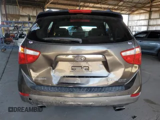 2009 Hyundai Veracruz GLS with VIN KM8NU13CX9U082813, listed as a Copart auction lot 49633575 with 183,370 mi miles and Salvage title. Bid and sale history available at DreamBid. Image 6.