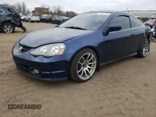 2004 Acura RSX with VIN JH4DC54824S004212, listed as a Copart auction lot 49097295 with 128,111 mi miles and Salvage Title. Bid and sale history available at carsss.com. Image 1.