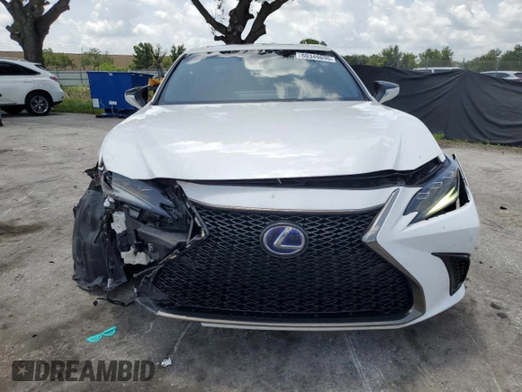 2022 Lexus ES 300h F Sport with VIN 58AGA1C15NU024210, listed as a Copart auction lot 60349895 with 134,663 mi miles and Salvage title. Bid and sale history available at DreamBid. Image 5.