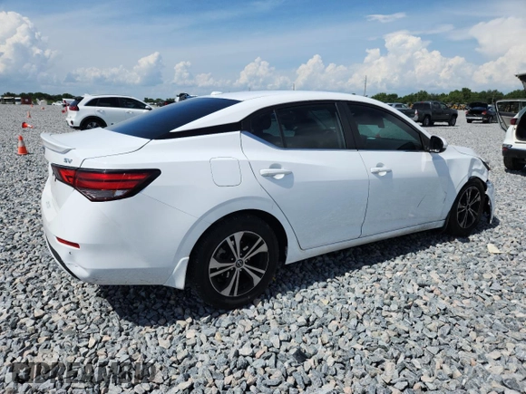 2021 Nissan Sentra SV with VIN 3N1AB8CV1MY268641, listed as a Copart auction lot 59091285 with 262,679 mi miles and Salvage title. Bid and sale history available at DreamBid. Image 3.