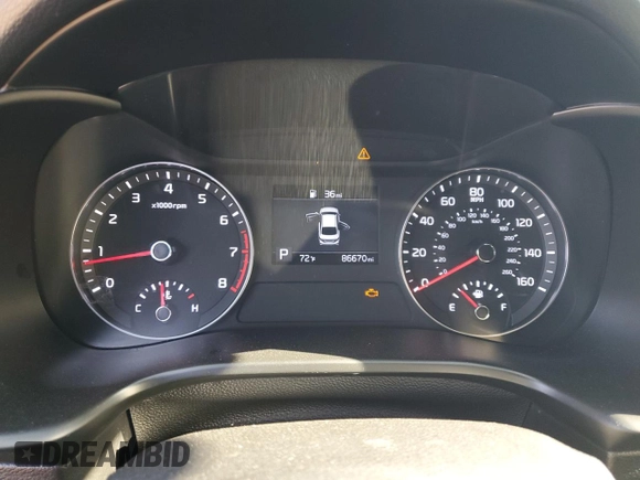 2021 Kia Forte GT-Line with VIN 3KPF34AD1ME359817, listed as a Copart auction lot 59162145 with 86,670 mi miles and Salvage title. Bid and sale history available at DreamBid. Image 9.