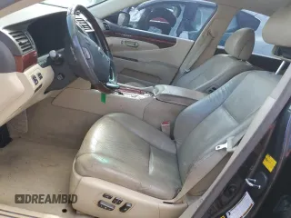 2010 Lexus LS 460 with VIN JTHBL5EF6A5094415, listed as a Copart auction lot 80513194 with 180,744 mi miles and Salvage title. Bid and sale history available at DreamBid. Image 7.