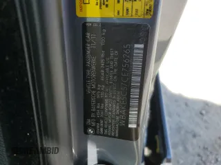 2012 BMW 3 Series 328i with VIN WBAKE5C57CE756265, listed as a Copart auction lot 60711125 with 81,997 mi miles and Salvage title. Bid and sale history available at DreamBid. Image 12.