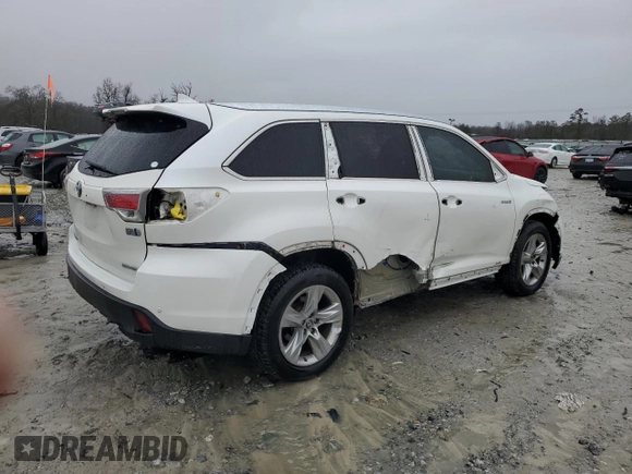 2016 Toyota Highlander Hybrid Limited with VIN 5TDDCRFH4GS017708, listed as a Copart auction lot 82051443 with 243,591 mi miles. Bid and sale history available at carsss.com. Image 3.
