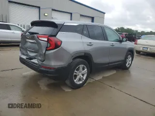 2024 GMC Terrain SLE with VIN 3GKALMEGXRL156124, listed as a Copart auction lot 60152115 with 38,215 mi miles and Salvage title. Bid and sale history available at DreamBid. Image 3.