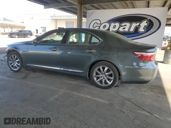 2009 Lexus LS 460 with VIN JTHBL46F395089032, listed as a Copart auction lot 56168925 with 223,724 mi miles and Salvage Title. Bid and sale history available at DreamBid. Image 2.