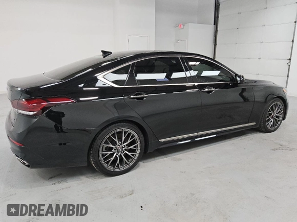 2018 Genesis G80 Sport with VIN KMHGN4JB9JU223084, listed as a Copart auction lot 51990895 with 68,791 mi miles and Clean title. Bid and sale history available at DreamBid. Image 3.