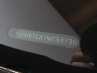 2021 Volkswagen Atlas SE z VIN 1V2WR2CA7MC547303, wystawiony jako Copart lot #87961855 z przebiegiem 81 035 mil mil oraz Szkoda całkowita • Salvage title. Historia ofert i sprzedaży dostępna na DreamBid. Obrazek 10.