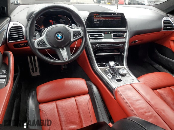 2022 BMW 8 Series M850i with VIN WBAGV8C0XNCH63529, listed as a Copart auction lot 86139494 with 78,710 mi miles and Salvage title. Bid and sale history available at DreamBid. Image 8.