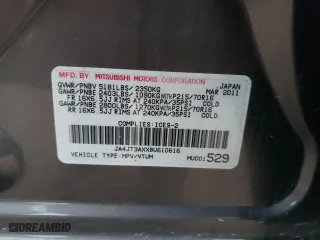 2011 Mitsubishi Outlander LS with VIN JA4JT3AXXBU610616, listed as a Copart auction lot 82882744 with 309,979 mi miles and Clean Title. Bid and sale history available at carsss.com. Image 13.