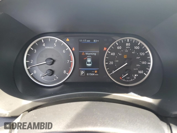 2024 Nissan Sentra S with VIN 3N1AB8BV4RY290867, listed as a Copart auction lot 59230865 with 61,564 mi miles and Salvage title. Bid and sale history available at DreamBid. Image 9.