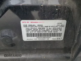 2011 Mitsubishi Lancer ES with VIN JA32U2FU6BU040547, listed as a Copart auction lot 74610264 with 191,929 mi miles and Salvage Title. Bid and sale history available at DreamBid. Image 12.