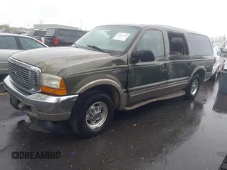 2000 Ford Excursion Limited with VIN 1FMNU42S8YEC77666, listed as a IAAI auction lot 42012100 with 203,329 mi miles and . Bid and sale history available at DreamBid. Image 2.
