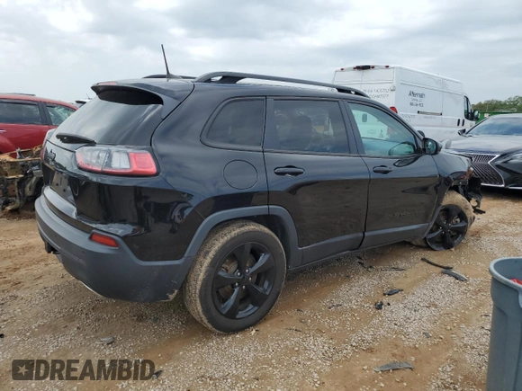 2019 Jeep Cherokee Altitude with VIN 1C4PJMLX9KD451502, listed as a Copart auction lot 50975105 with 117,125 mi miles and Salvage Title. Bid and sale history available at DreamBid. Image 3.