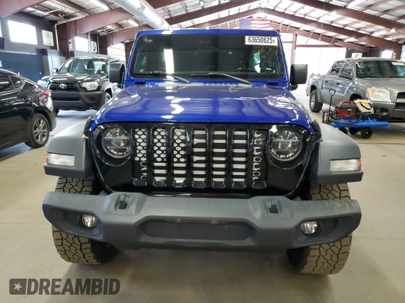 2020 Jeep Wrangler Unlimited Sport Altitude with VIN 1C4HJXDG3LW174064, listed as a Copart auction lot 63650625 with 209,226 mi miles and Clean title. Bid and sale history available at DreamBid. Image 5.