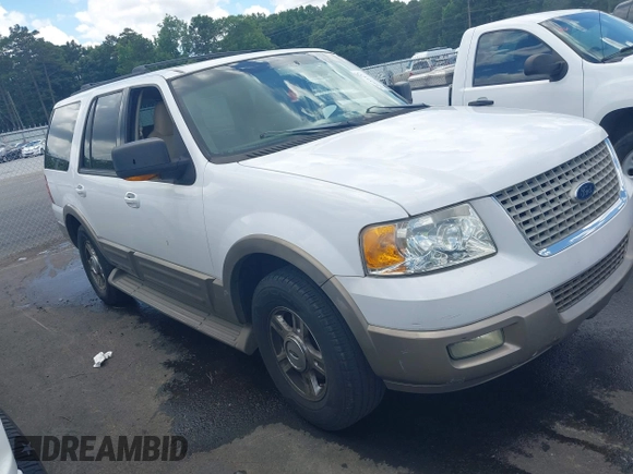2004 Ford Expedition Eddie Bauer with VIN 1FMFU17L44LA19218, listed as a IAAI auction lot 42535133 with 205,603 mi miles and . Bid and sale history available at DreamBid. Image 1.
