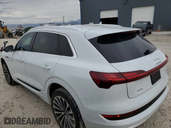 2019 Audi e-tron Prestige with VIN WA1VABGE9KB021981, listed as a Copart auction lot 50371845 with 46,624 mi miles and Salvage Title. Bid and sale history available at carsss.com. Image 2.