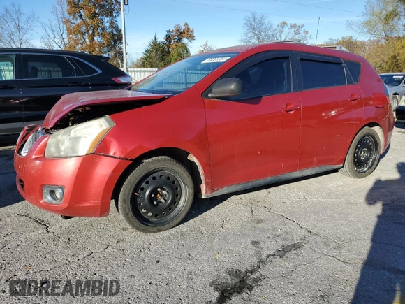 2009 Pontiac Vibe 1SB with VIN 5Y2SP67099Z435329, listed as a Copart auction lot 80291994 with 184,901 mi miles and Salvage title. Bid and sale history available at DreamBid. Image 1.