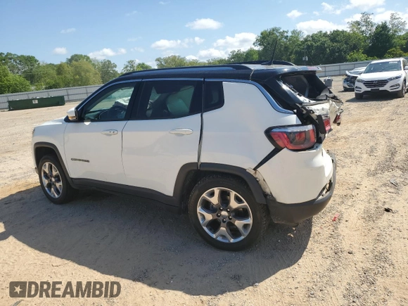 2020 Jeep Compass Limited с VIN 3C4NJDCB7LT233839, выставлен на аукционе Copart как лот 53582485 с пробегом 64 653 миль миль и Списание • Salvage title. История ставок и продаж доступна на DreamBid. Изображение 2.