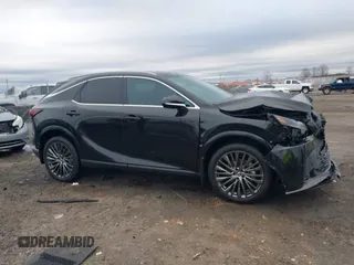 2025 Lexus RX with VIN 2T2BBMCA8SC068873, listed as a IAAI auction lot 41526107 with 342 mi miles. Bid and sale history available at carsss.com. Image 13.
