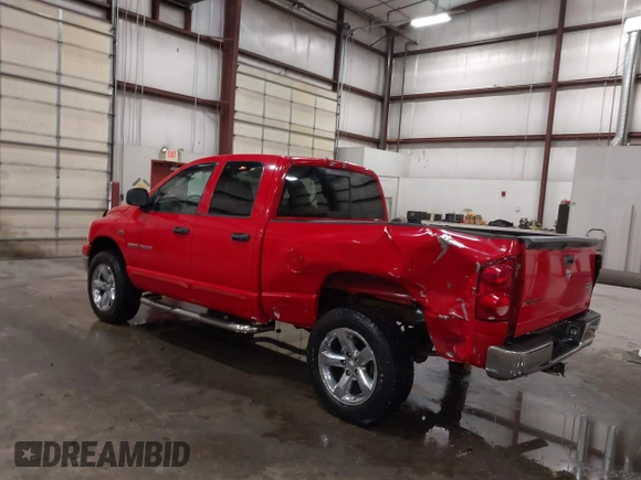 2007 Dodge 1500 SLT with VIN 1D7HU18237J512364, listed as a IAAI auction lot 42027871 with 164,273 mi miles. Bid and sale history available at carsss.com. Image 3.