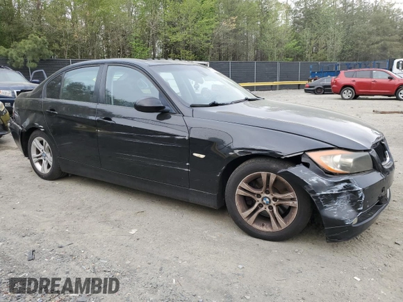 2008 BMW 3 Series 328i z VIN WBAVA37518NL18257, wystawiony jako Copart lot #53788785 z przebiegiem 144 704 mil mil oraz Szkoda całkowita • Salvage title. Historia ofert i sprzedaży dostępna na DreamBid. Obrazek 4.