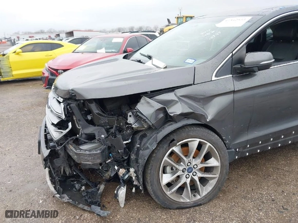 2018 Ford Edge Titanium with VIN 2FMPK4K94JBC51062, listed as a IAAI auction lot 41542533 with 76,652 mi miles. Bid and sale history available at carsss.com. Image 6.