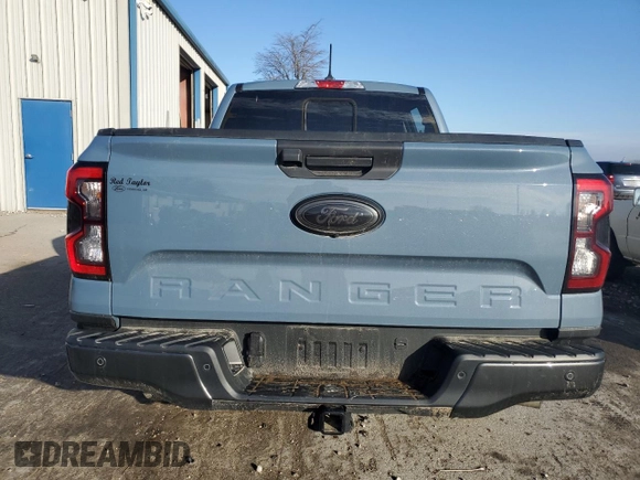 2024 Ford Ranger XLT with VIN 1FTER4HH0RLE02805, listed as a Copart auction lot 86815554 with 11,958 mi miles and Salvage Title. Bid and sale history available at carsss.com. Image 6.