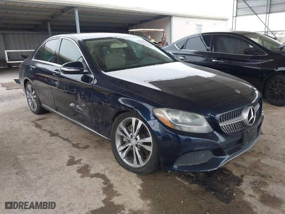 2015 Mercedes-Benz C-Class C 300 with VIN 55SWF4JB3FU094478, listed as a IAAI auction lot 41629676 with 91,603 mi miles. Bid and sale history available at carsss.com. Image 1.