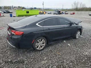 2015 Chrysler 200 Limited with VIN 1C3CCCAB3FN649281, listed as a Copart auction lot 50343895 with Not Provided miles and Salvage Title. Bid and sale history available at carsss.com. Image 3.