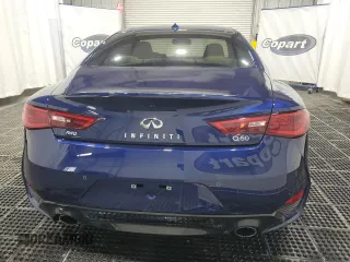 2022 Infiniti Q60 Luxe with VIN JN1EV7KL9NM630223, listed as a Copart auction lot 57433205 with 25,730 mi miles and Clean title. Bid and sale history available at DreamBid. Image 6.