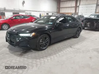 2025 Acura TLX w/A-Spec Package with VIN 19UUB6F50SA000385, listed as a IAAI auction lot 41988181 with 4,231 mi miles and . Bid and sale history available at DreamBid. Image 2.