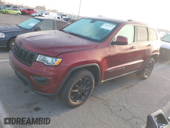 2021 Jeep Grand Cherokee Laredo X with VIN 1C4RJEAG7MC712703, listed as a IAAI auction lot 41822921 with 38,048 mi miles and . Bid and sale history available at DreamBid. Image 16.