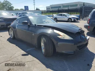 2009 Nissan 370Z Touring with VIN JN1AZ44EX9M407369, listed as a Copart auction lot 66755474 with 124,031 mi miles and Salvage Title. Bid and sale history available at carsss.com. Image 4.