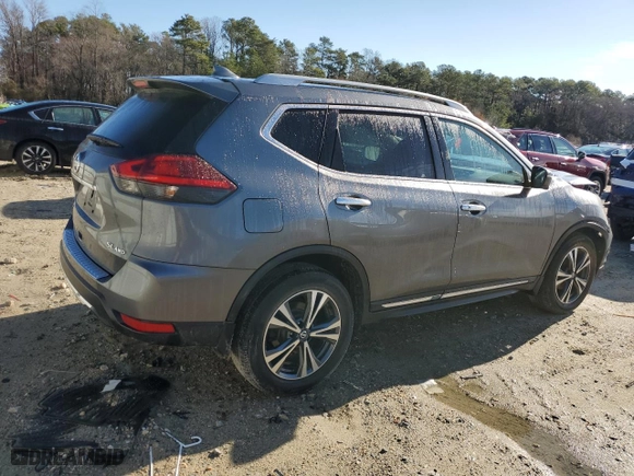 2017 Nissan Rogue SV with VIN 5N1AT2MV7HC859556, listed as a Copart auction lot 50031165 with 60,032 mi miles and Salvage Title. Bid and sale history available at carsss.com. Image 3.