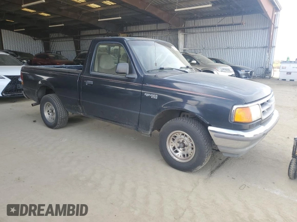 1995 Ford Ranger with VIN 1FTCR10U9SPA34993, listed as a Copart auction lot 46955865 with 172,648 mi miles and Clean Title. Bid and sale history available at carsss.com. Image 4.