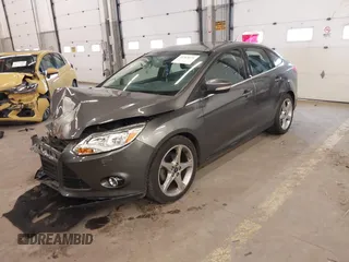 2013 Ford Focus Titanium with VIN 1FADP3J23DL265049, listed as a IAAI auction lot 41765621 with 100,550 mi miles and . Bid and sale history available at carsss.com. Image 17.