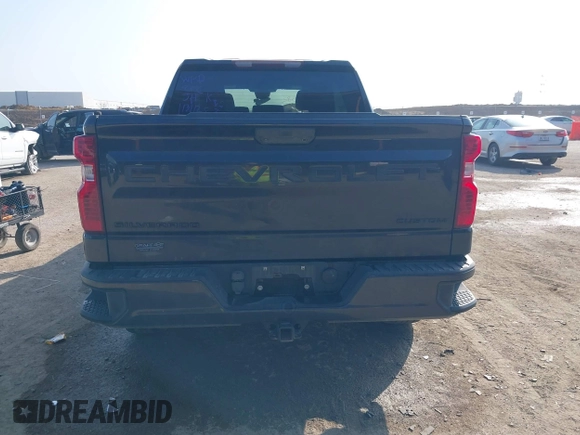 2022 Chevrolet Silverado 1500 Custom with VIN 1GCPABEK5NZ519646, listed as a IAAI auction lot 41517582 with 58,021 mi miles and . Bid and sale history available at DreamBid. Image 16.